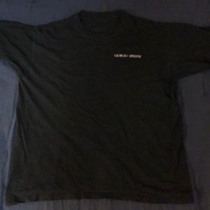 Black Giorgio Armani Vintage T-Shirt